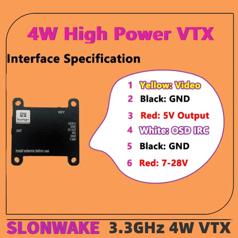 Transmisor de Video VTX SLONWA - Fpv Drone Frame reseña y precio