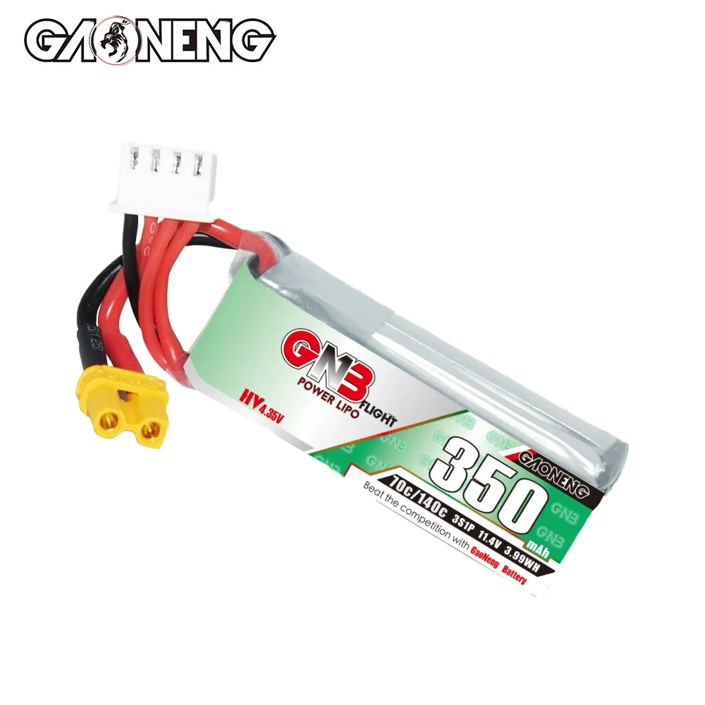Batería LiPo Gaoneng GNB 350mA - Fpv Drone Goggles reseña y precio